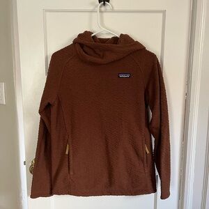 Patagonia Cozy Brown Fleece Hoodie